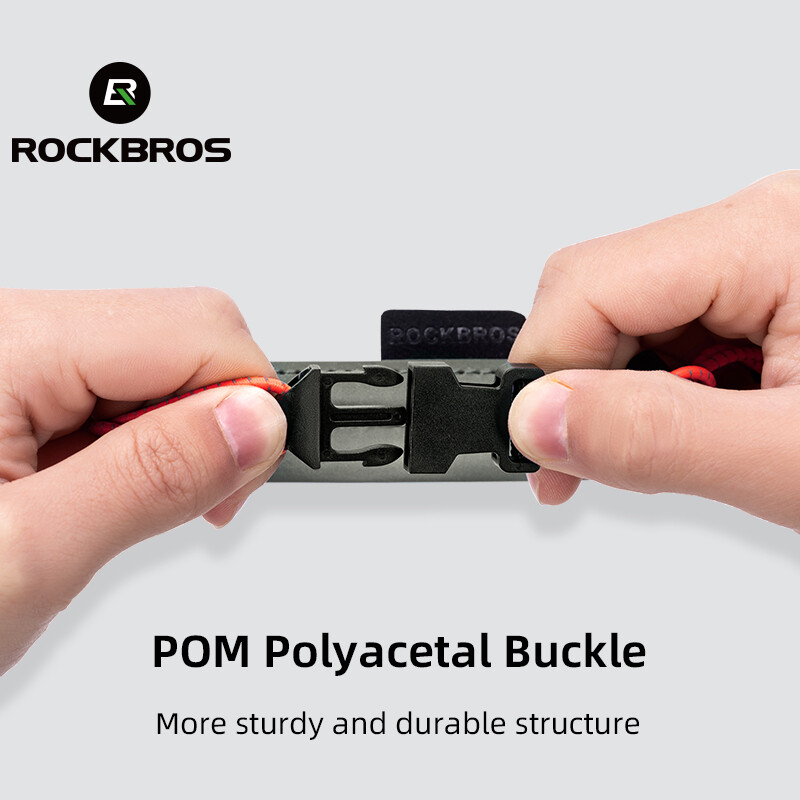 ROCKBROS Reflective Cycling Bands Bike Pant Leg Strap Bicycle Pant Clips 1Pair