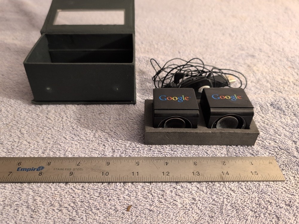 Google Speaker Set Mini Metal Speakers