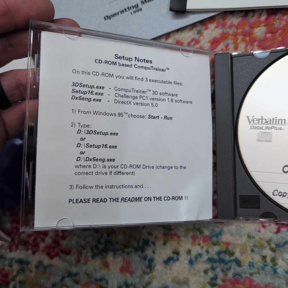 RacerMate CompuTrainer Pc1 Version, 8001/2 Software, 3D, Spinscan Etc