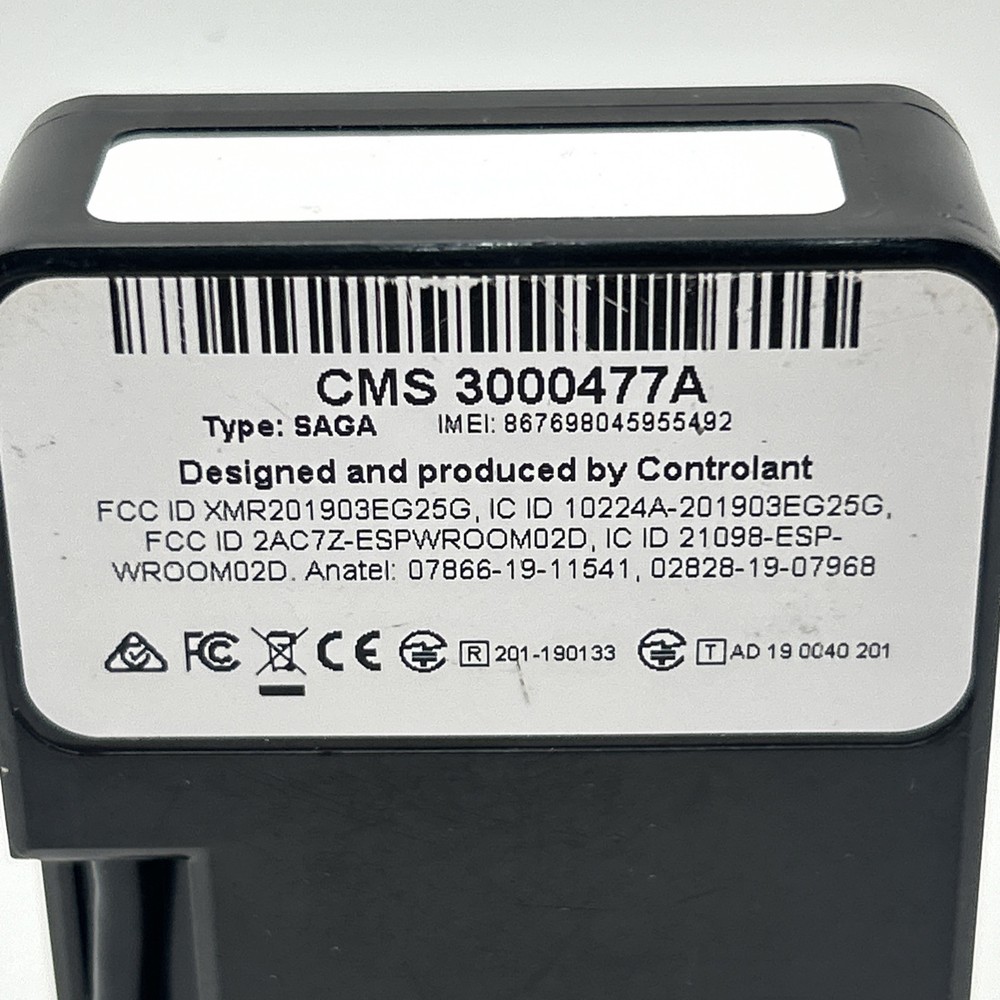 Controlant Abbvie Saga Real Time Data Logger CMS 3000477A DEVICE NEEDS SERVICE