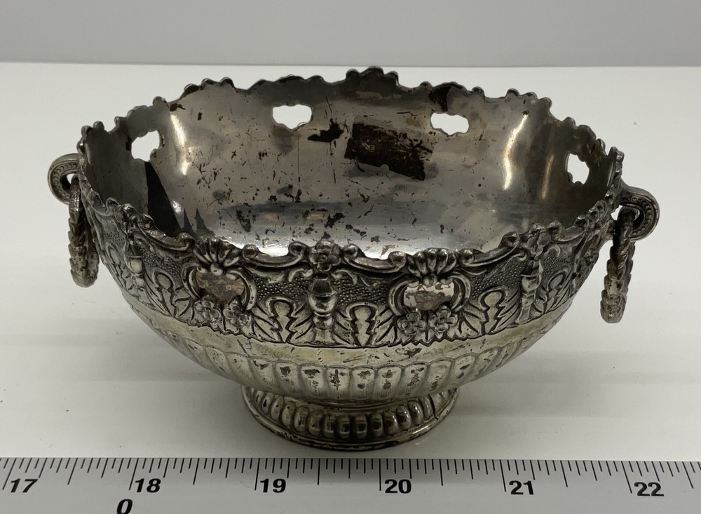 Vintage Collectible F.B. Rogers Silver Plate Dish Japan Home Decor Candy Trinket