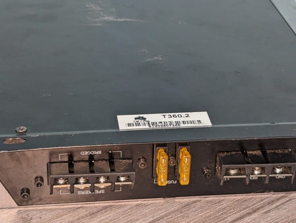 Total Mobile Audio T360.2 Two-Channel Full-Range MOSFET Amplifier