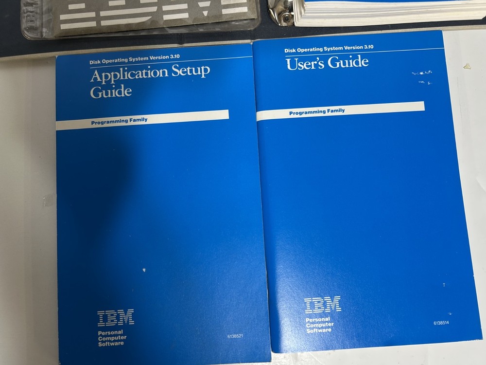 IBM Disk Operating System Vrs 3.10 Includes Software