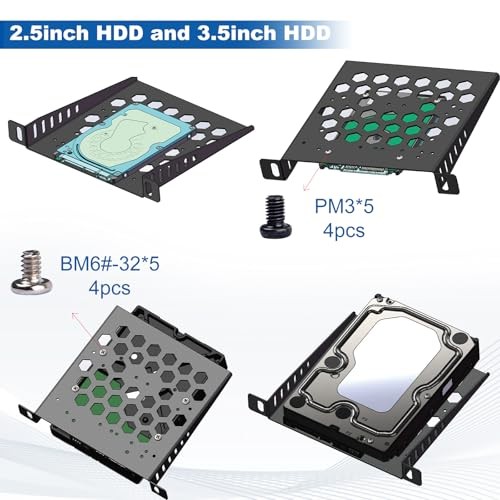 DeskPi RackMate TT Mini Server Cabinet for Mini PC, Network, Servers, Silver