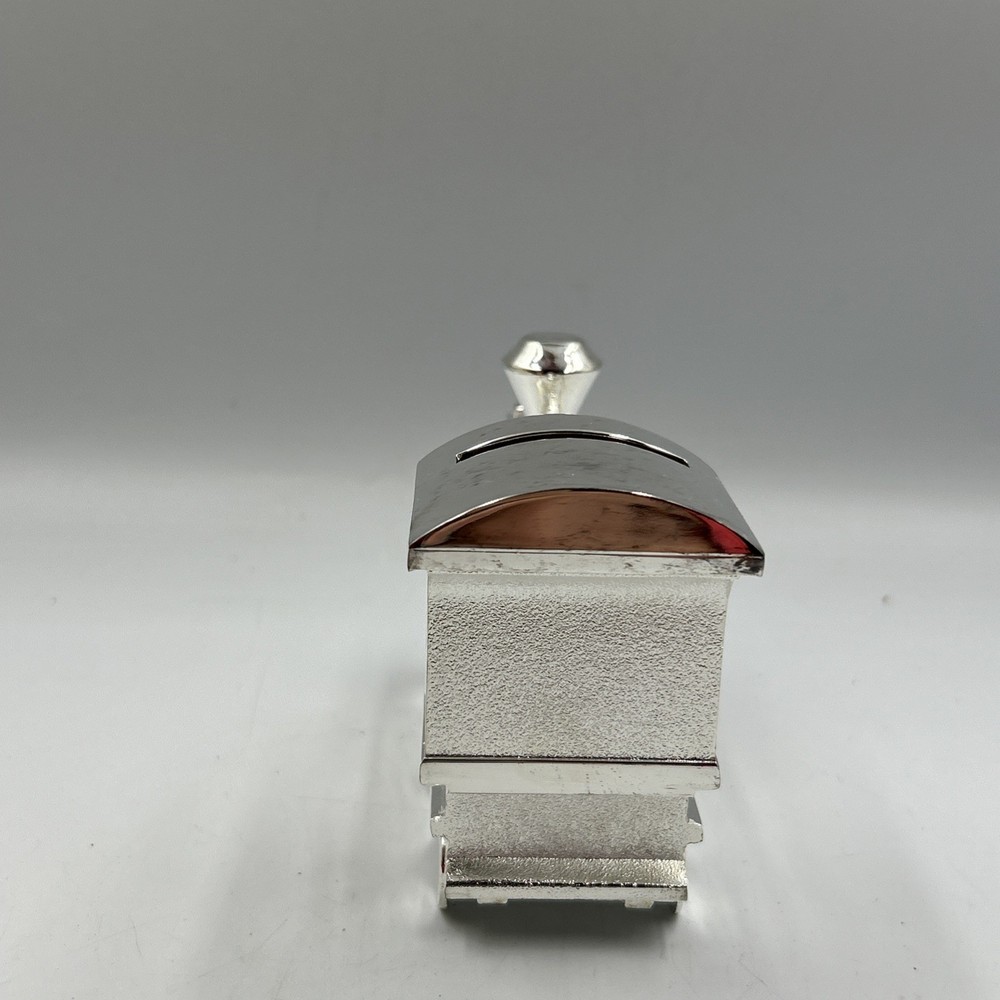 Things Remembered Silverplated Train Bank With Box