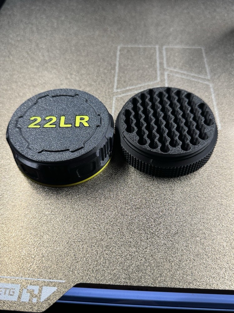 3D Printed Stackable 22lr Ammo Puck