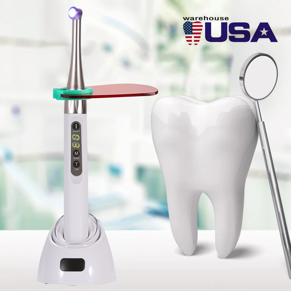 Dental iLED Curing Light Lamp Wireless 1 Second Curing 2500mw/c㎡