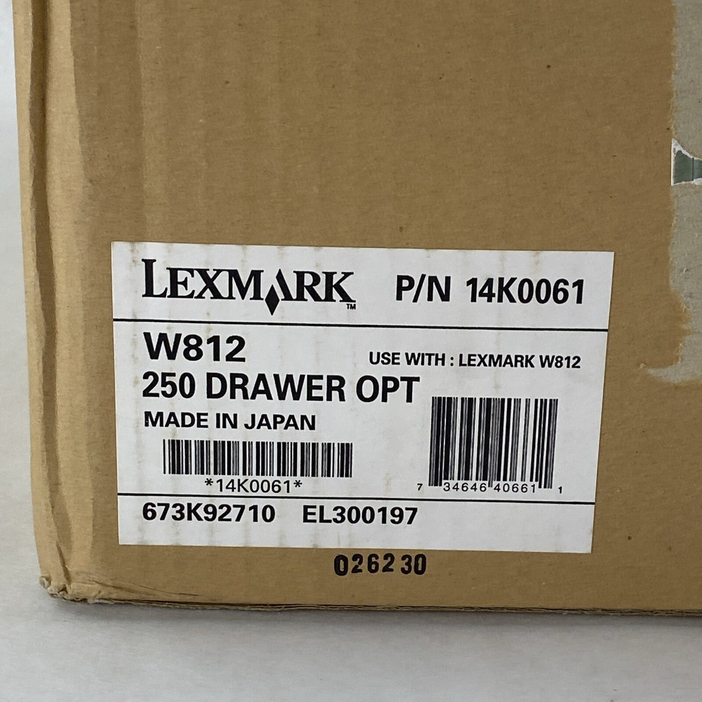 Lexmark W812 250 Sheet Drawer 14K0061