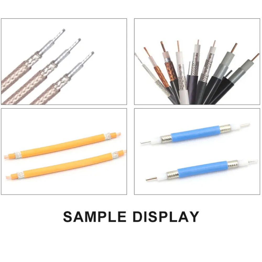 EW-06F coaxial wiring harness stripping machine coax cable stripper