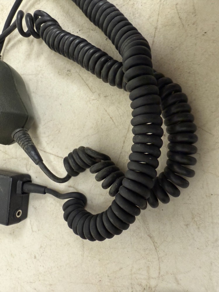 Icom HS-10SB Switch Box Controller Clip Push W/ Icom Microphone