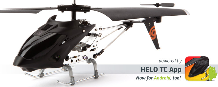 New HELO TC Touch Controlled Helicopter for iPhone, iPad, iPod touch or Android