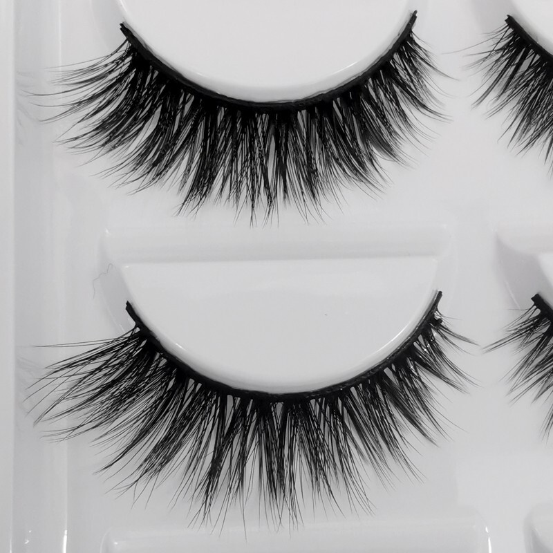G503 Long & Wispy False Eyelashes 3D Volume, Reusable, Perfect for Dramatic 5pcs