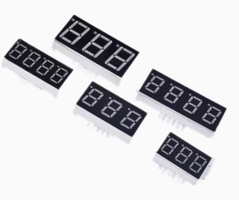LED Segment Display Digital Tube 0.56" Common Anode/Cathode1/2/3/4Bit 4Bit Clock
