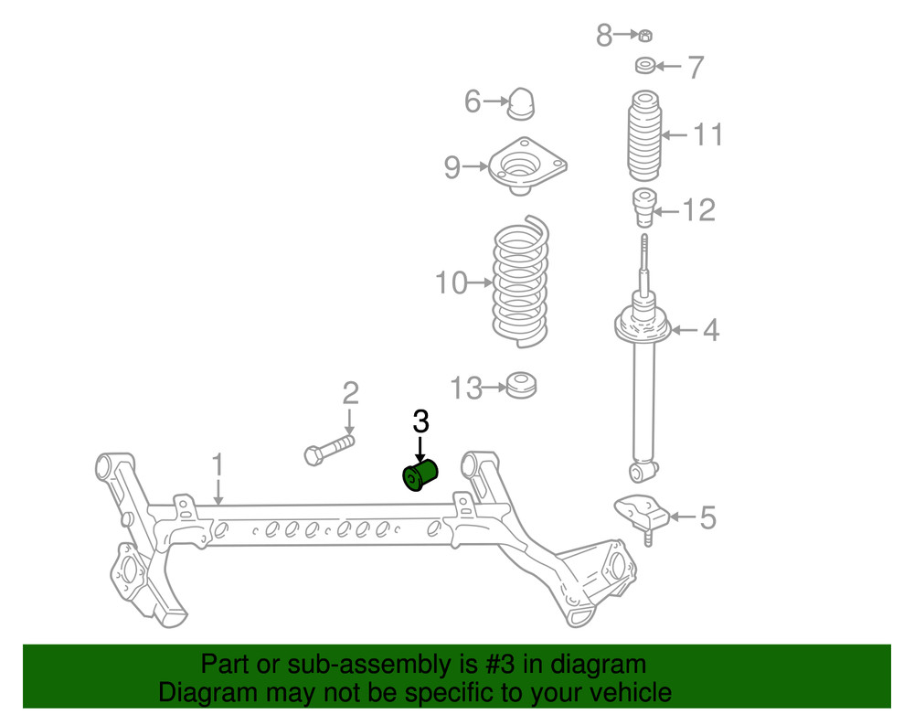 Genuine GM Bushing 10150338
