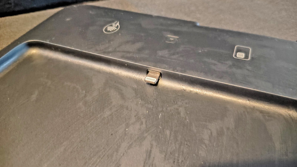 POS Square Stand & Mount for Specific iPad Models Black (Lightning Connector)