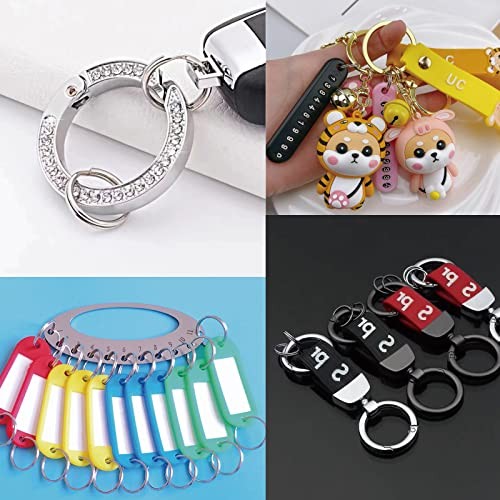 200pcs 10mm Mini Split Jump Ring with Double Loops Small Silver 10mm 200pcs