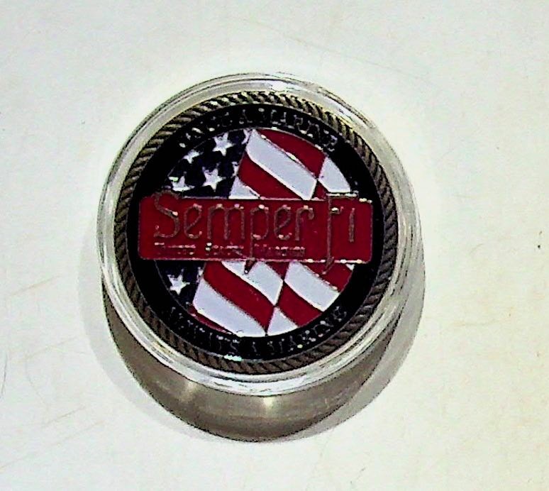 USMC Semper Fi Military Challenge Coin Honor Courage Commitment