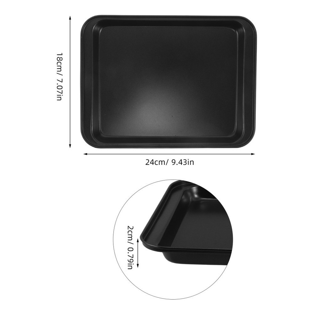 Rectangular Non-stick Baking Pan Aluminum Tray Carbon Steel Cake