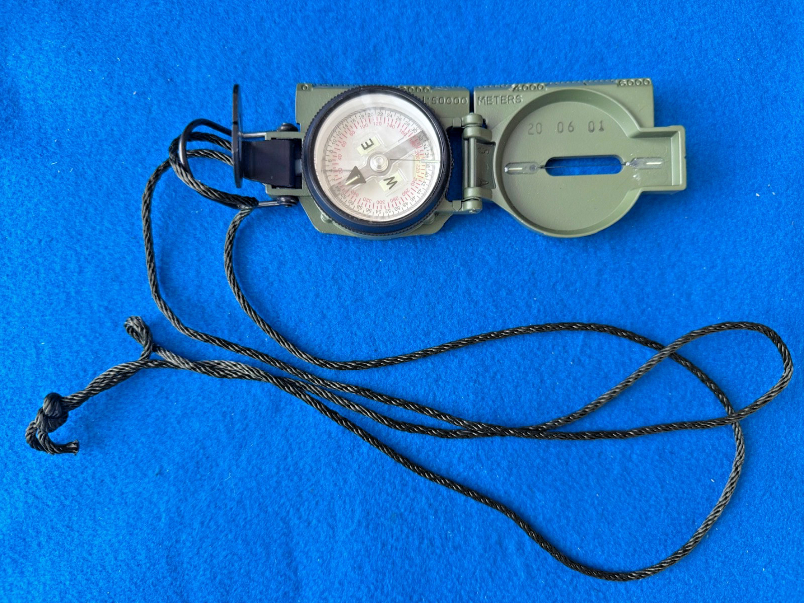 Cammenga Model 3H USGI Military Issue Tritium Lensatic Compass USA Made - OD #1