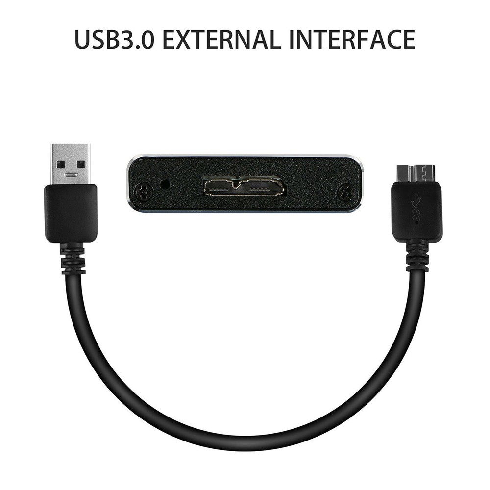 M.2 SATA SSD to 3.0 USB External SSD Reader Converter Adapter Enclosure .