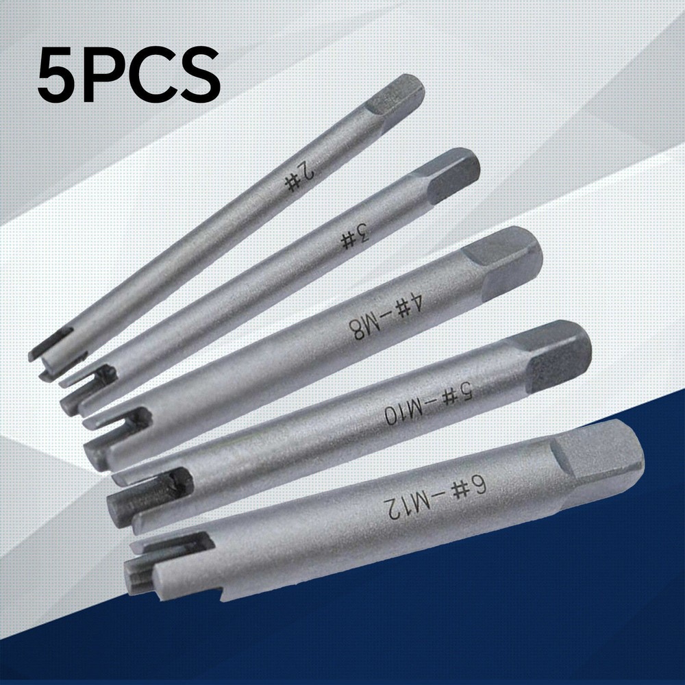 5pcs Broken Tap Extractor Removal Tool Kit Taps 3/4 Claws