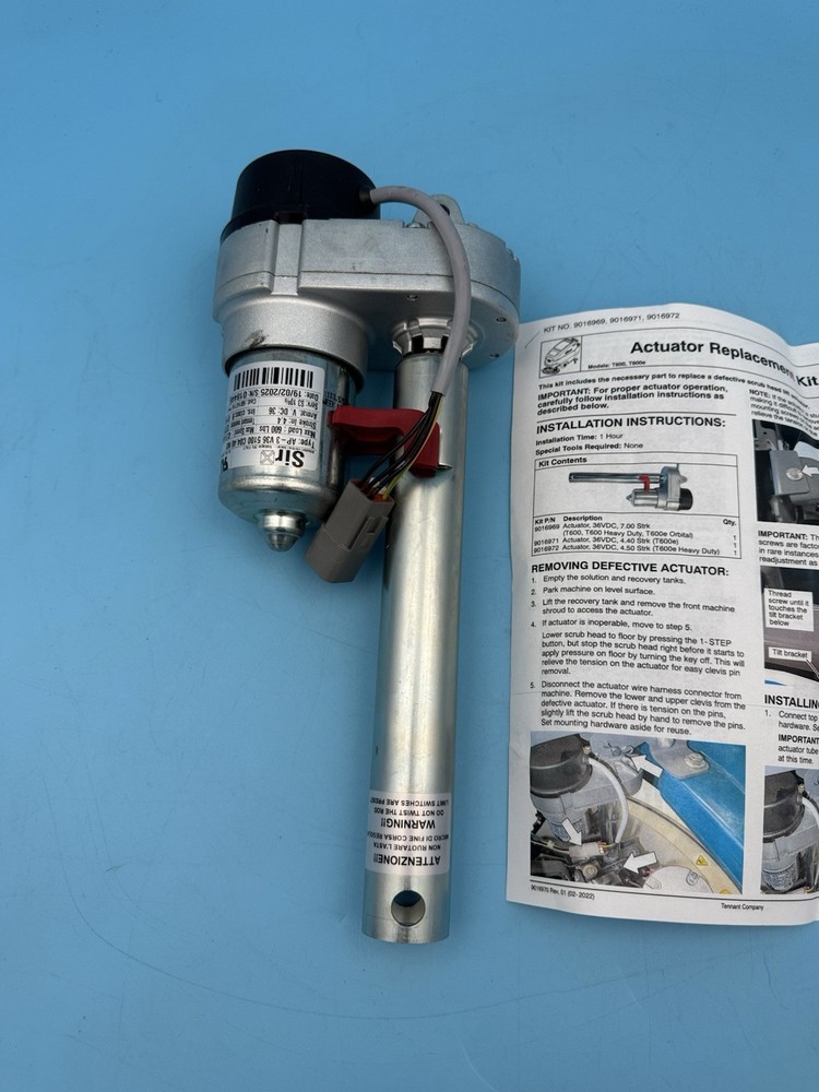 Tennant T600e Scrub Deck Actuator. New.