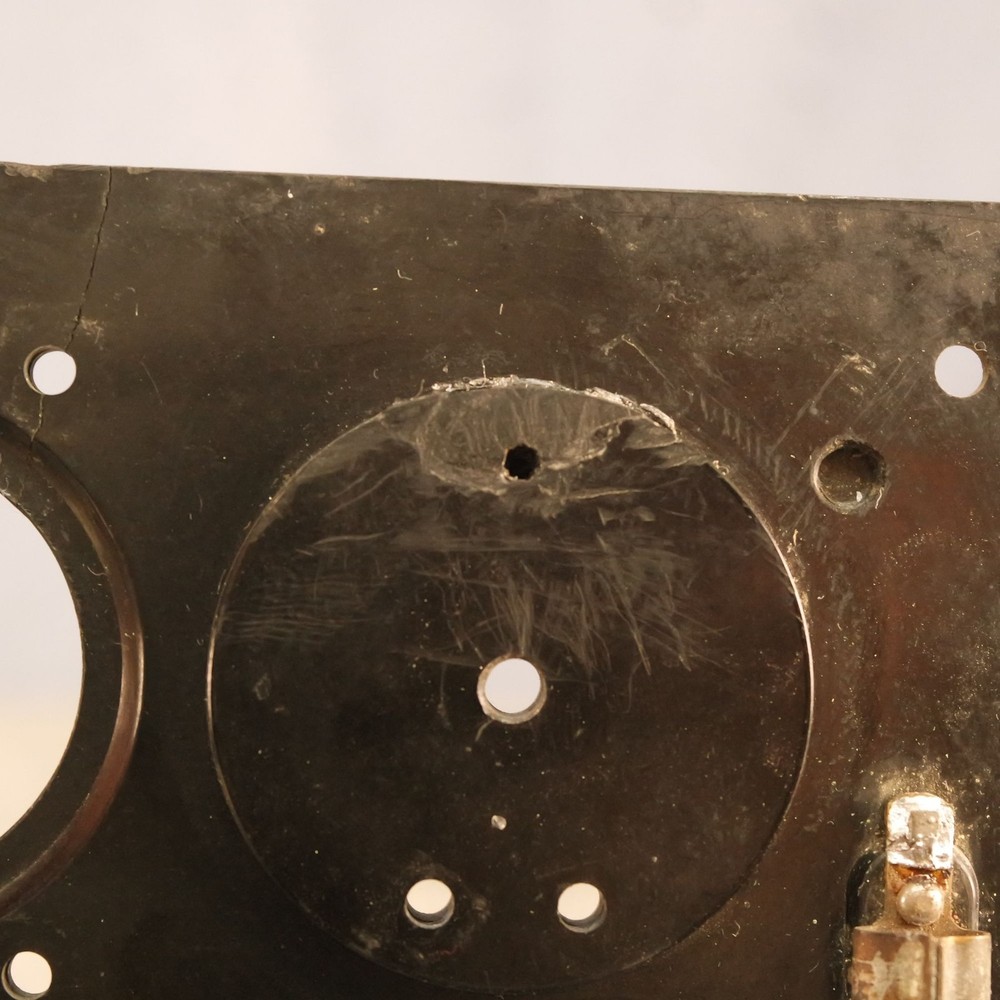 1924 RCA Radiola III Front Panel With Tube & Transformer Mounting Brackets