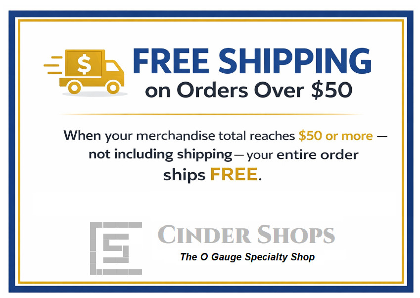 1:48 O Scale 2x4x8 Lumber (50pc Bulk Pack) - By Cindershops
