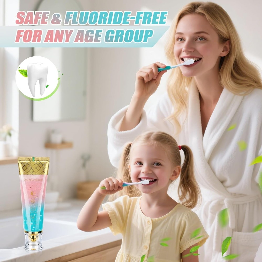 Niacinamide Whitening Toothpaste - Fluoride-Free, for Sensitive Teeth, 1oz