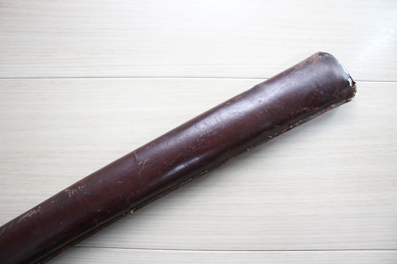 WWII Japanese Army Type 98 Gunto Mounts Koshirae w/ Wooden Blade I38