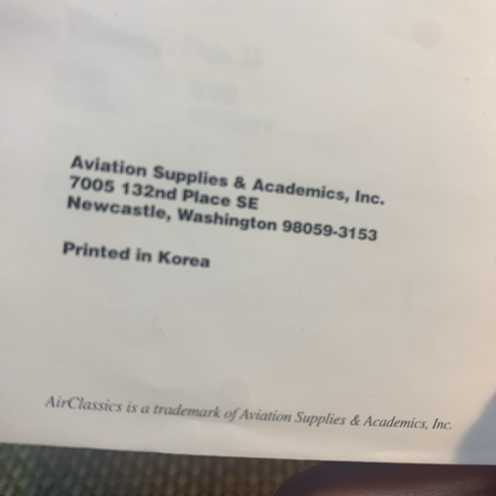 ASA Air Classics L E6-B Flight Computer Instructions & Clear Plastic Sleeve