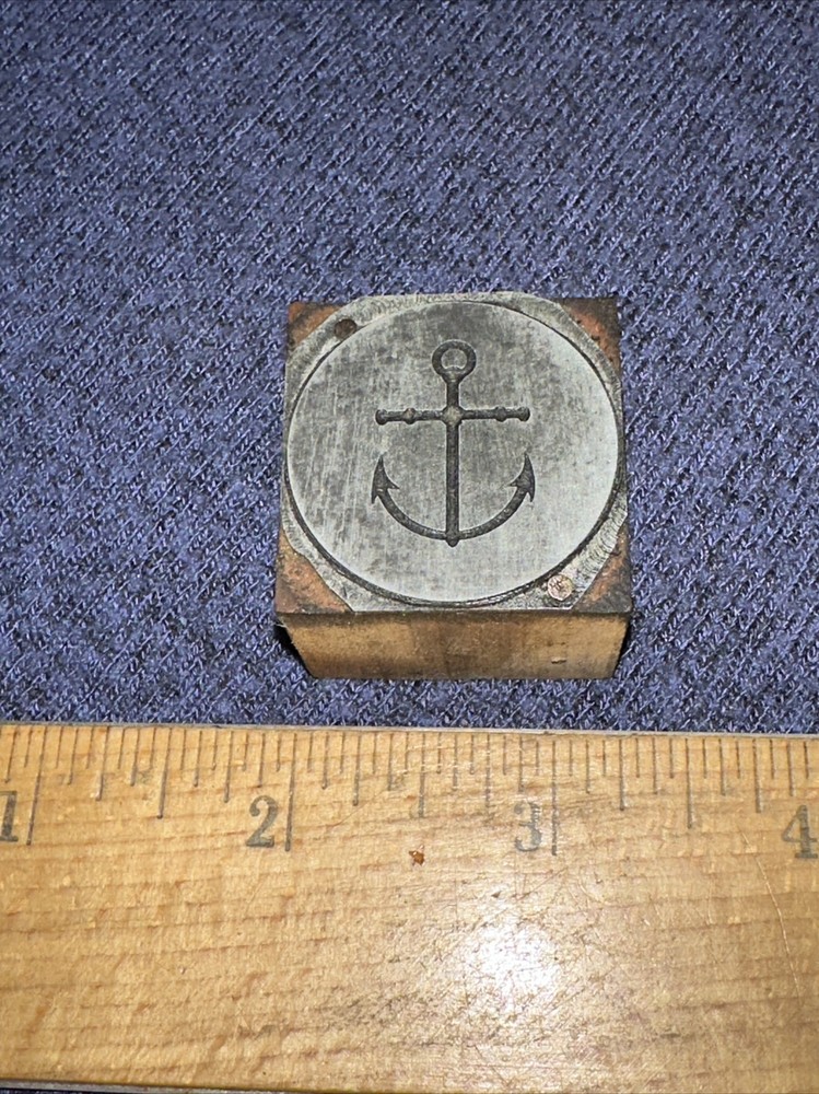 Print Block  “ Anchor “ Nice Image