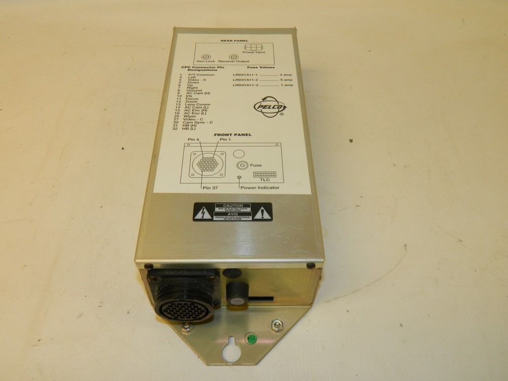 Pelco LRD41A11-2 Security Camera Surveillance System Panel Receiver Legacy Serie