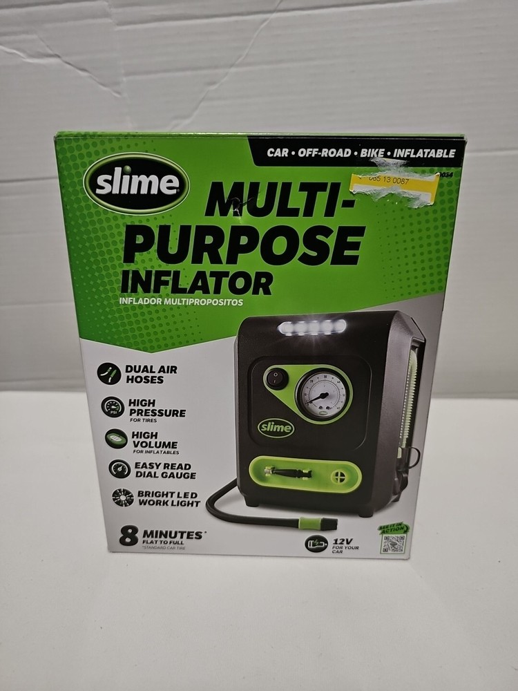 SLIME👉🏻MULTI-PURPOSE Bright LED Light High Volume INFLATOR (40034)