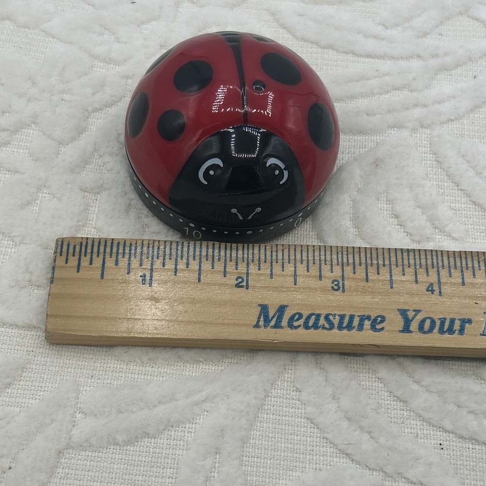 Cooking Timer 60 Min Creative Ladybug Shape Study Timer Abs