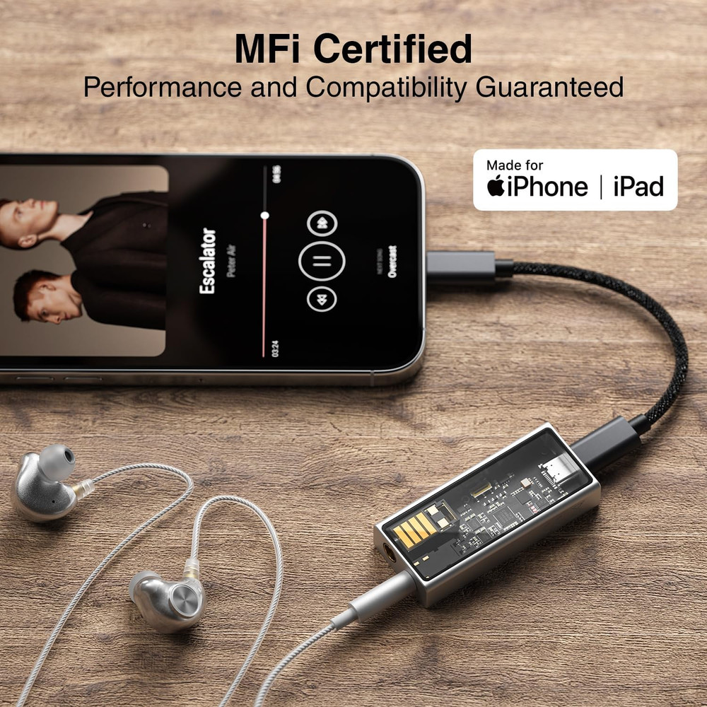 M15C Headphone Amplifier Portable USB DAC Amps 32Bit/384Khz DSD256 Decoder with