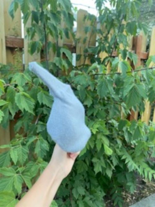 Simple grey cat mask no eyes