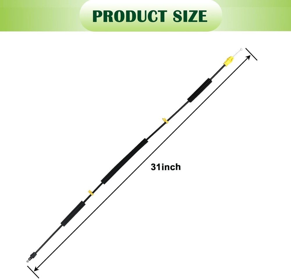 924-367 31" Inside Door Handle Latch Release Cable Compatible with 2007-2014 Che
