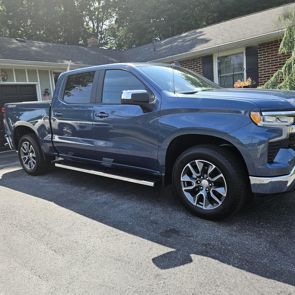 For 07-18 SILVERADO/SIERRA 1500 DOUBLE CAB 6" Running Board Side Step Nerf Bar H