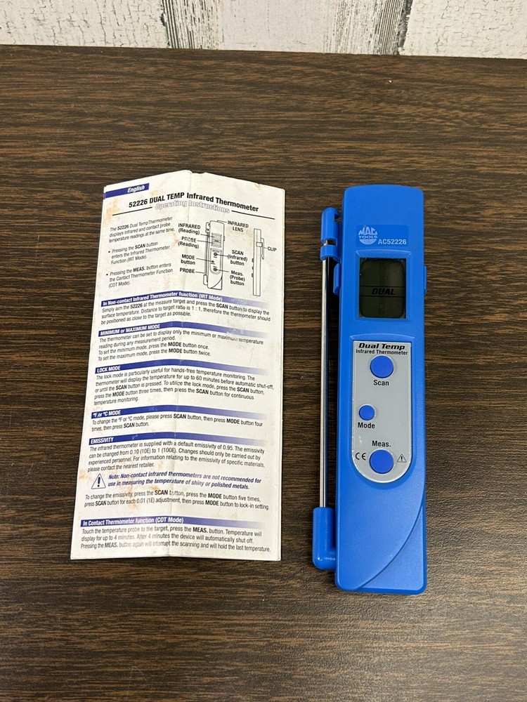 Mac Tools Dual Temp Infrared Thermometer AC52226