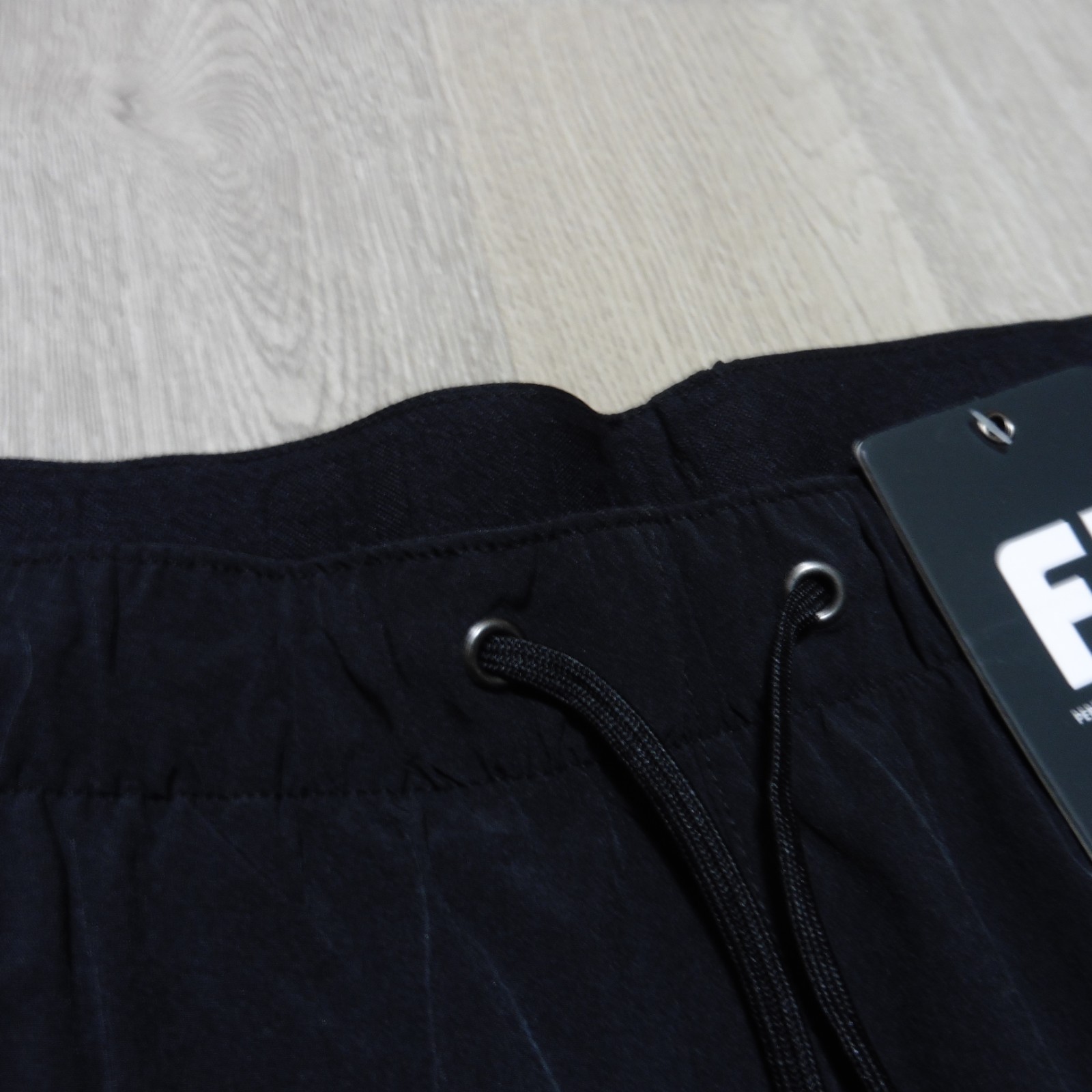 FOOTJOY Mens M L XL 2XL SHORTS BLACK GOLF WORKOUT TRAINING 8" POLYESTER SPANDEX