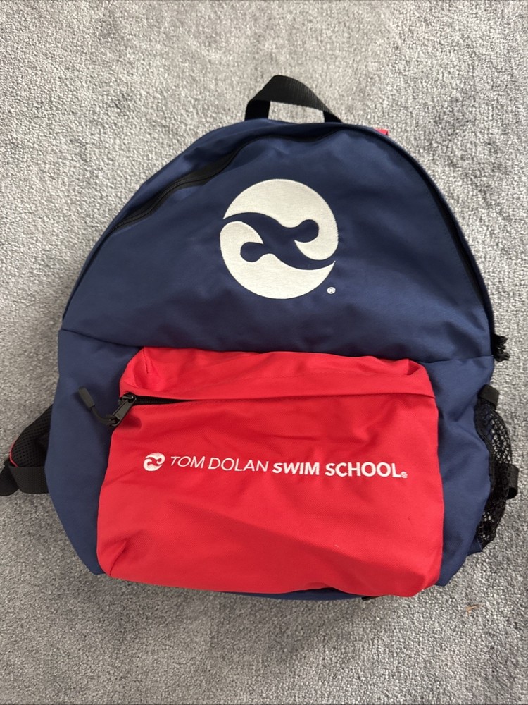 Tom Dolan Swim School Swim Backpack With Section For Wet Clothes