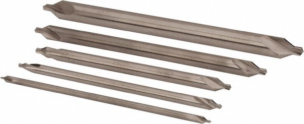 Value Collection 5 Piece, #1 to 5, Plain Edge, HSS Combo Drill & Countersink ...