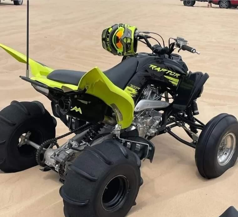 Yamaha Raptor 700 YFM700R Exhaust Monster Pipe Monsterpipe slip on exhaust