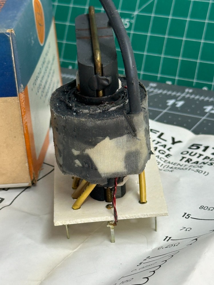 NOS Thordarson FLY-517 High Voltage Transformer Horizontal Output RCA 138751