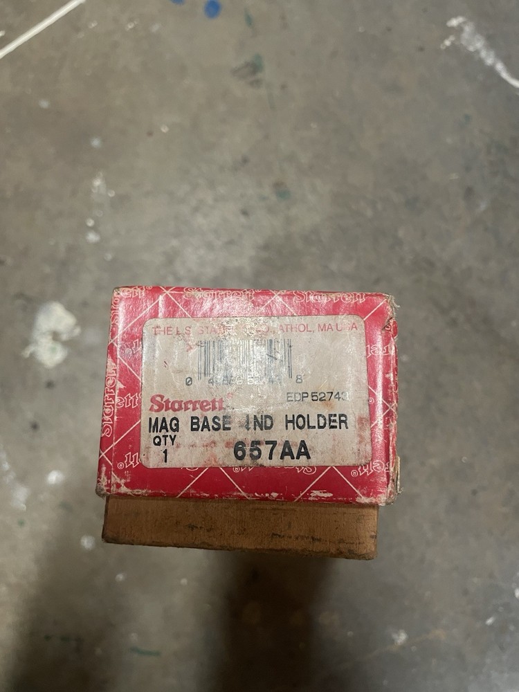 Starrett 657AA Magnetic Base Indicator Holder, Mag Base & Holder Type