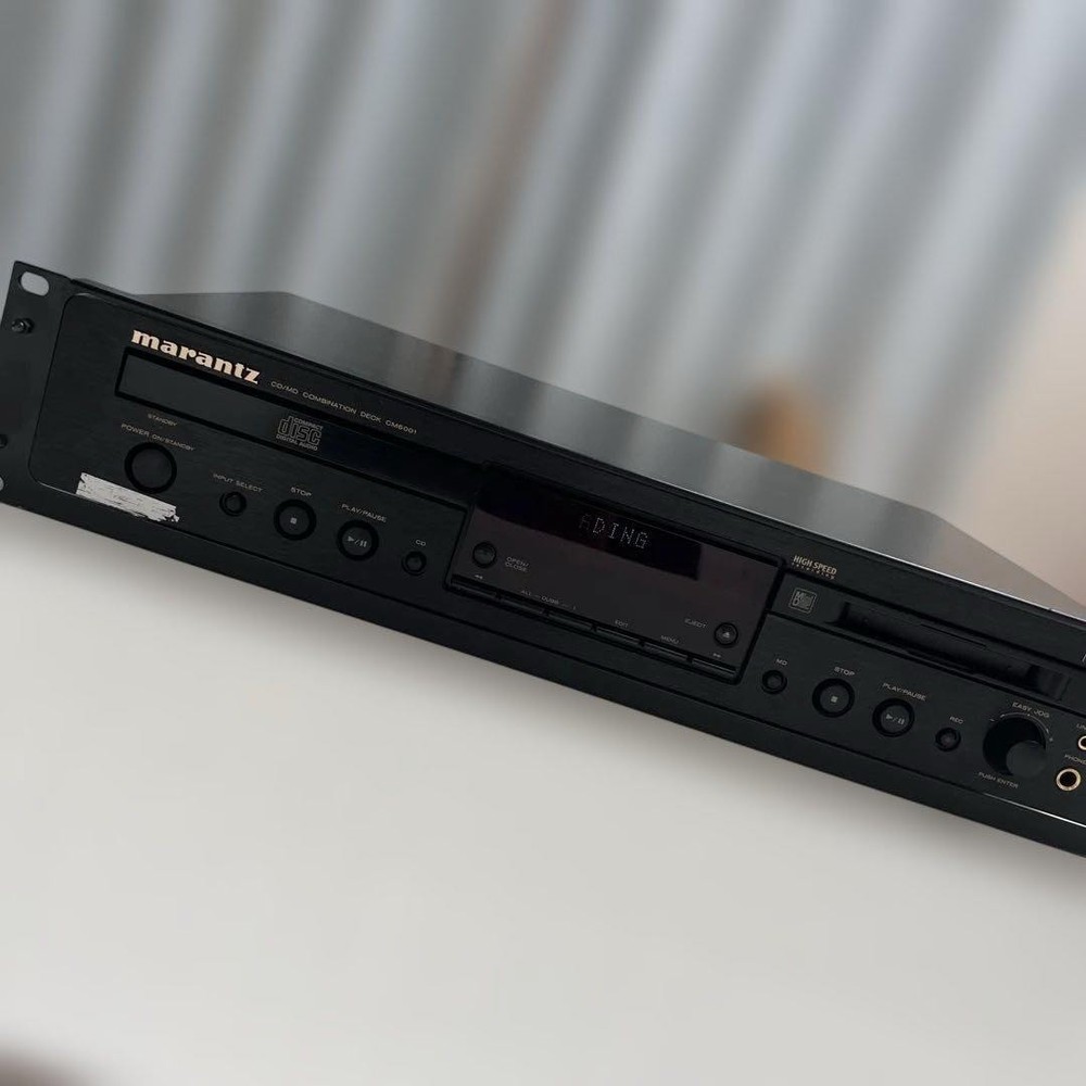 USED Marantz CM6001 CD/MD Combination Player 　black All Function