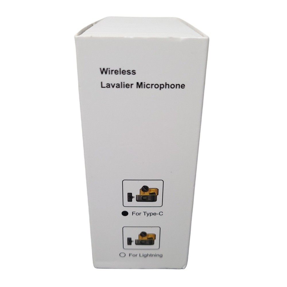 Professional Wireless Lavalier Microphones w/ Charging Case Missing Receiver