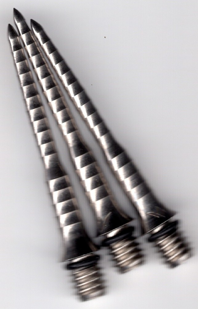MISSION SILVER TITANIUM Ripple 30mm 2ba Conversion Dart Points: 3 per order
