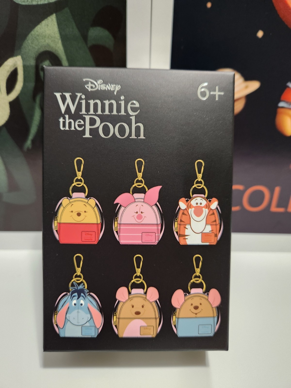 Disney Loungefly Mini Backpack Keychain Bag Charm EEYORE Winnie The Pooh 🫏